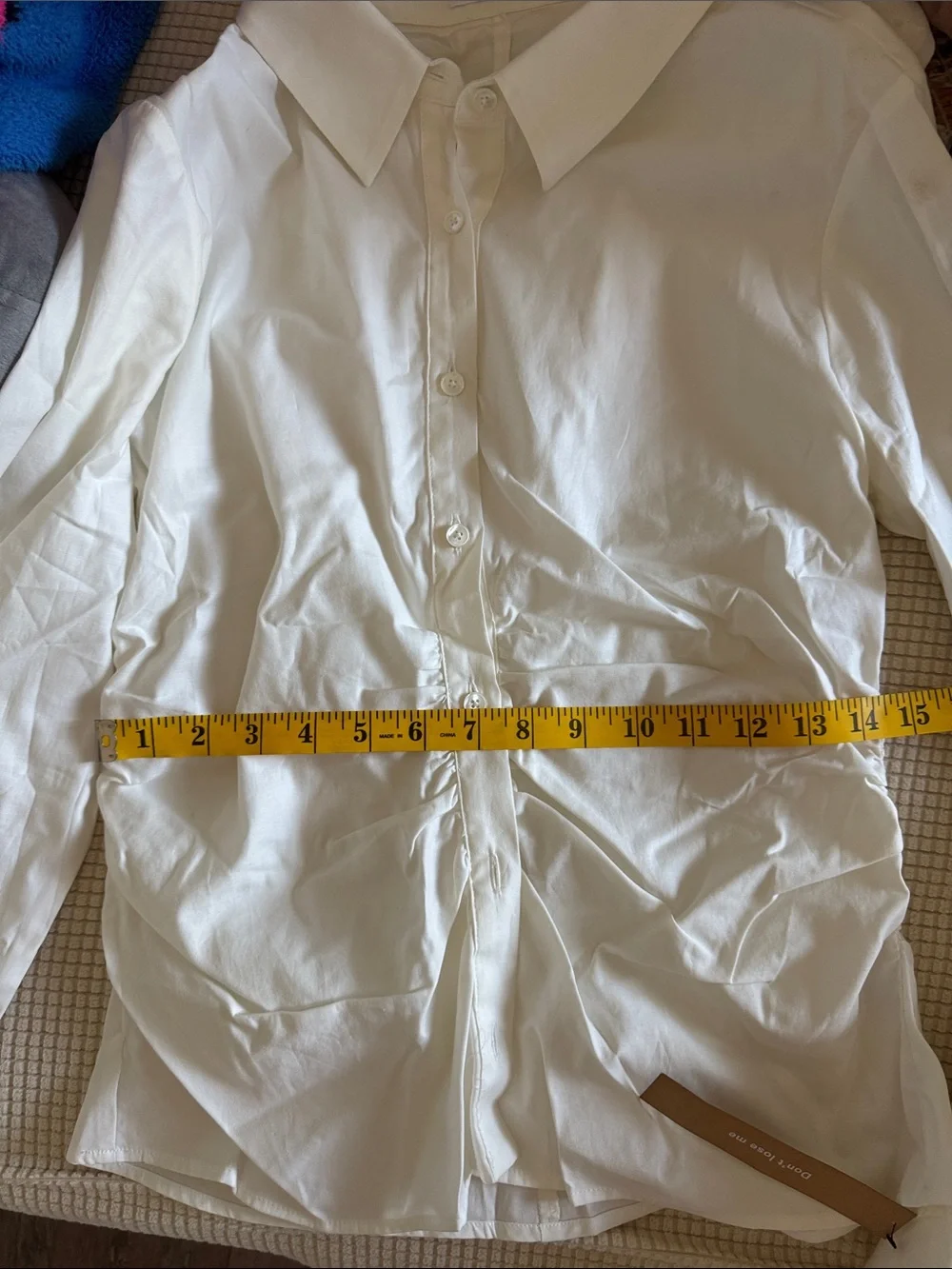 White Button-Down Women's Shirt Jacket